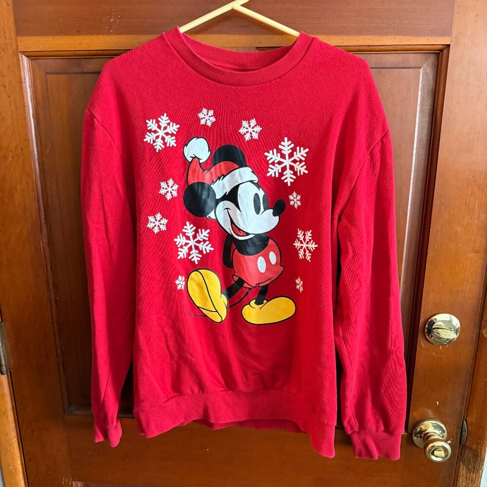 Disney holiday sweatshirt